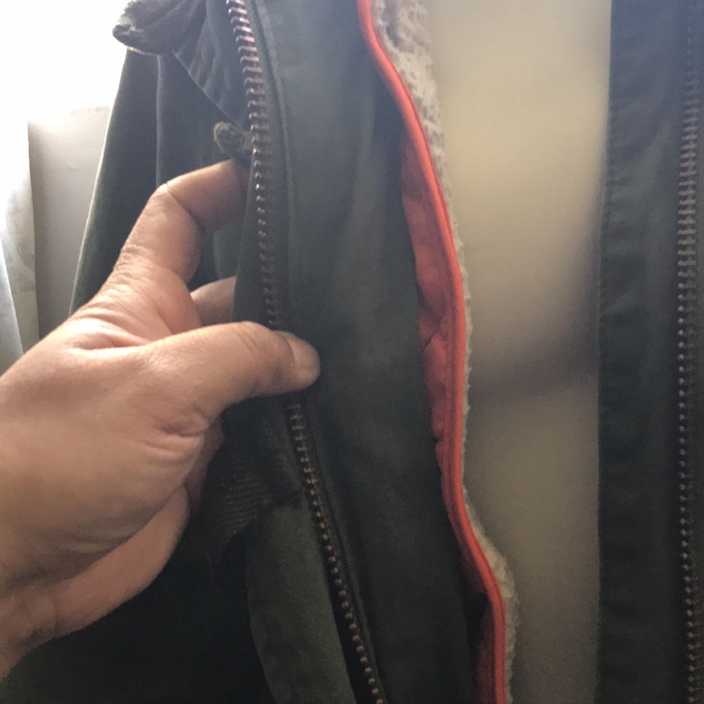 Beautiful khaki army Parka jacket - Picture 5 of 9